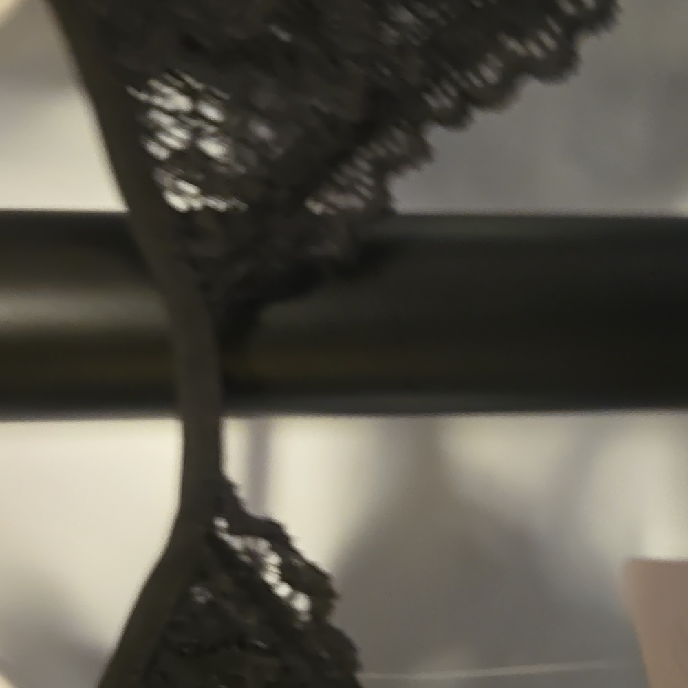 Bebe Elegant Black Lace Open Back Size 2 NWT - Picture 7 of 12